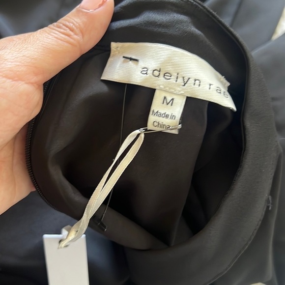 NWT ADELYN RAE Long Sleeve Mockneck  Cutout Black Mini Dress - Picture 8 of 9